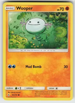 Wooper Common SM - Unbroken Bonds 96/214 Pokemon - Image 1