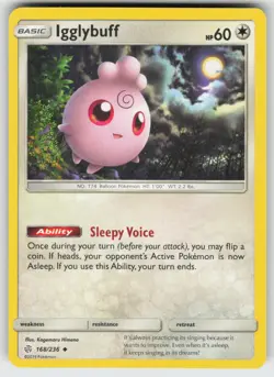 Igglybuff Uncommon SM - Cosmic Eclipse 168/236 Pokemon - Image 1