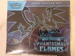 Pokemon ETB Phantasmal Flames Factory Sealed Free Shipping - Image 1