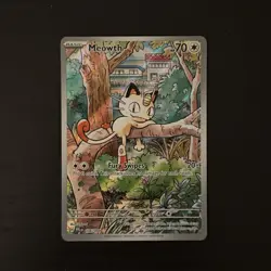 Meowth 106/094 NM/M Me02 Phantasmal Flames Illustration Rare Pokemon TCG - Image 1