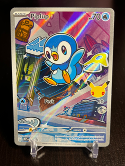 Pokemon First Partner Illustration Rare Turtwig Chimchar Piplup 30th Anniversary - Image 2