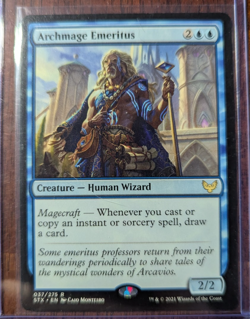 Magic: The Gathering Creature Archmage Emeritus Rare Regular NM - Image 1