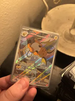 Pokemon Raichu Illustration Rare Holo Sv02: Paldea Evolved 211/193 - Image 2
