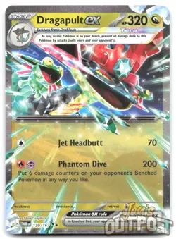 Dragapult ex 130/167 Double Rare Twilight Masquerade Pokemon NM - Image 1