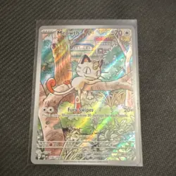 Pokemon TCG Meowth 106/094 Me02 Phantasmal Flames Illustration Rare - Image 1