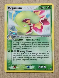 Meganium Holo Rare Reverse Holo Unseen Forces 9/115 Pokemon TCG - Image 1