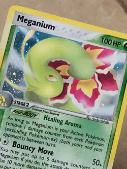 Meganium Holo Rare Reverse Holo Unseen Forces 9/115 Pokemon TCG - Image 2