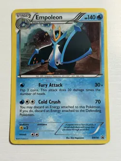 Pokemon Black & White Black Star Promo Empoleon BW56 MP - Image 1