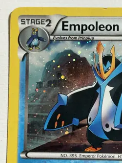 Pokemon Black & White Black Star Promo Empoleon BW56 MP - Image 2