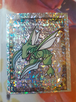 1999 Pokemon Scyther Holo Prism #S19 Merlin Sticker LP-NM - Image 1