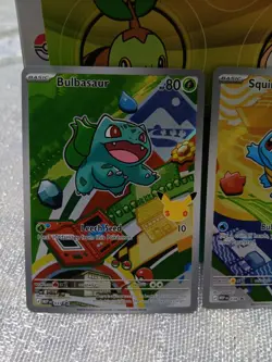 Pokemon First Partner Illustration Kanto Bulbasaur Charmander Squirtle 37 38 39 - Image 2