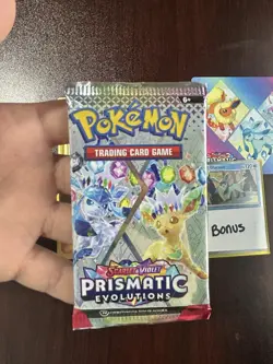 VERY HEAVY! GOD PACKUUU 22.49g Prismatic Evolutions Pokemon TCG Booster (SEALED) - Image 2