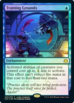 NM+ FOIL MTG Training Grounds 2022 Judge Academy Promo #006 Magic Card - Image 1