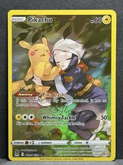 Pokemon Pikachu TCG TG05/TG30 Trainer Gallery Lost Origin Sword & Shield NM - Image 1