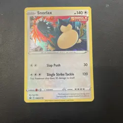 Pokemon Snorlax SWSH119 Sword & Shield Black Star Promo Holo NM - Image 1