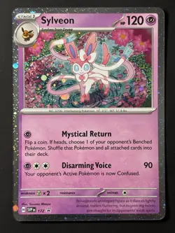 Pokemon TCG: Sylveon Cosmos Holo Promo 172 With 🌀SWIRL🌀 2025 - Image 3