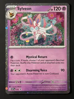 Pokemon TCG: Sylveon Cosmos Holo Promo 172 With 🌀SWIRL🌀 2025 - Image 5
