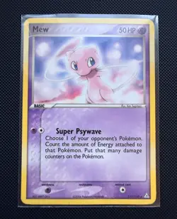 Pokemon Mew Disc DVD Promo 50 HP Basic 111/110 2006 - Image 1