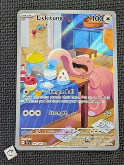 Lickitung 180/162 - Temporal Forces Illustration Rare Pokemon TCG NM - Image 1