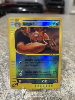 Kingler 50/165 Vintage Pokemon E-Series Expedition Set HP Reverse Holo - Image 1