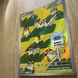 Pokemon Pidgey Illustration Rare Full Art Holo SV03 Obsidian Flames 207/197 - Image 2