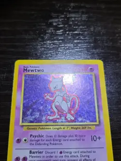 Mewtwo 10/102 Pokemon TCG 1999 Base Set Holo Unlimited Rare - Image 3