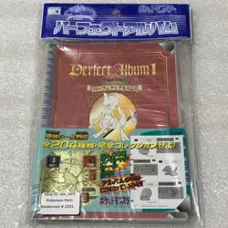 Pokemon Amada Sticker Perfect Album 1 with Mew Gold Rare Sticker - Sealed #2203 - Image 1