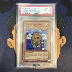 PSA 8 NM-MINT 2005 YU-GI-Oh! Lost Millennium WINGED KURIBOH EN005 - Image 2