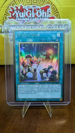 Yugioh! LP Mystic Mine - MGED-EN047 - Premium Gold Rare - 1st Edition Lightly Pl - Image 1
