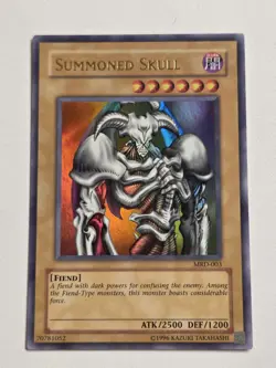 Summoned Skull MRD-003 Ultra Rare Yugioh Metal Raiders Unlimited Edition NM - Image 1