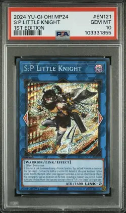 S:P Little Knight - MP24-EN121 - Yu-Gi-Oh! PRISMATIC SECRET RARE - PSA 10 💎💎💎 - Image 1