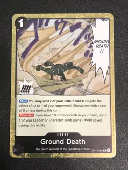 One Piece TCG - Ground Death - OP14-096 The Azure Sea's Seven - Foil NM/M - Image 1
