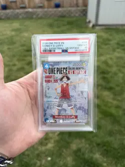 2026 One Piece Promos Monkey D. Luffy Coll Basketball: Us Voyage PSA 10 #055 - Image 1