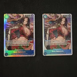 Boa Hancock OP07-051 - One Piece TCG - SR Super Rare Foil NM Near-Mint X2 - Image 1