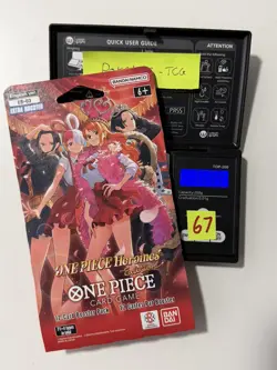 (HEAVY)🔥One Piece Heroines Edition EB 03 Sleeved Booster Pack (Factory Sealed) - Image 1