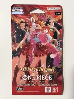 (HEAVY)🔥One Piece Heroines Edition EB 03 Sleeved Booster Pack (Factory Sealed) - Image 2