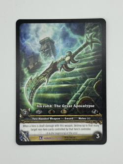 World of Warcraft TCG Honor 177/208 Extended Art Jin’rohk, The Great Apocalypse - Image 1