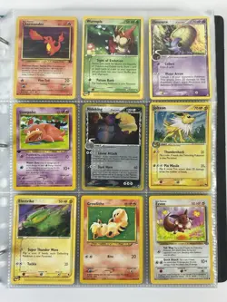 Pokemon Card Collection VTG Binder Holo Rare 1st E-Reader WoTC Delta Nidoking - Image 1