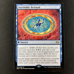 Inevitable Betrayal Modern Horizons 2 - Magic MTG *Off Center NM - Image 1