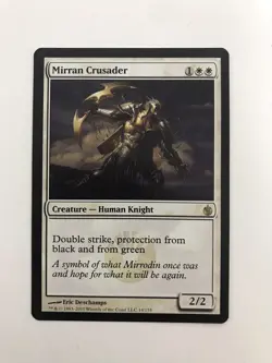 Mirran Crusader MTG Magic the Gathering Card NM Near Mint Mirrodin Besieged - Image 1