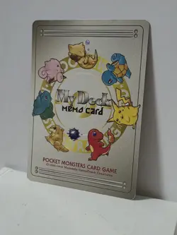 Pokemon Card 1996 My Deck Memo Promo Pikachu Base Set Japan Carrying Case - Image 2