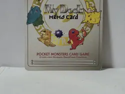 Pokemon Card 1996 My Deck Memo Promo Pikachu Base Set Japan Carrying Case - Image 4