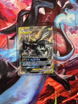 Pokemon TCG Pikachu & Zekrom GX Black Star Promo Card SM168 - Image 1