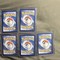 Pokemon TCG 5 Holo & Regular Basic EX Card Lot - Mewtwo, Mew, Mewtwo EX English - Image 3