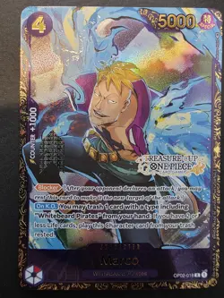 One Piece CCG Marco Treasure Cup Top 64 Promo Card OP02-018 - Image 1