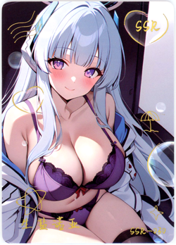 ❤NOA - Goddess Story Anime Waifu Trading Card - DREAM PARTY SSR-030 Doujin Card - Image 1