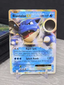 Pokemon Card TCG Blastoise EX 21/108 XY Evolutions 2016 Ultra Rare Holo - Image 3