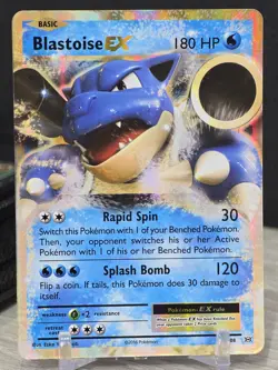 Pokemon Card TCG Blastoise EX 21/108 XY Evolutions 2016 Ultra Rare Holo - Image 5
