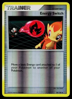 Pokemon Card - Energy Switch Stormfront 84/100 Uncommon Reverse Holo - Image 1