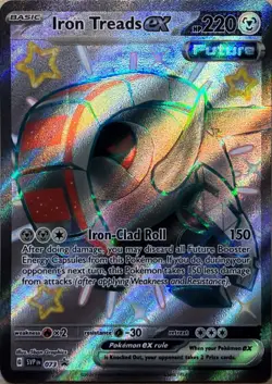 Iron Treads ex - (Paldean Fates Stamped) Holo Promo Miscellaneous Cards & Produ - Image 1